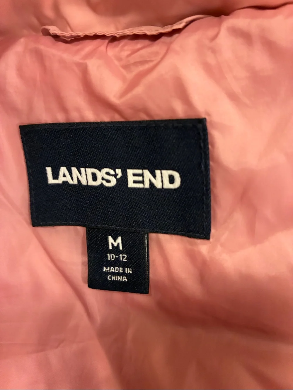 Lands End light pink
